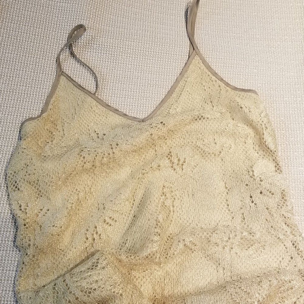 Banana Republic Gold Tank Top